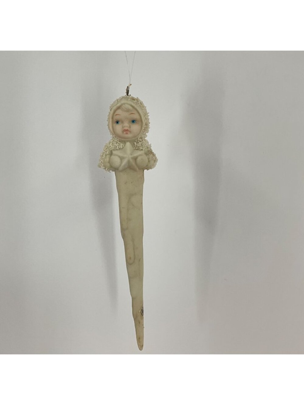 Snowbabies Bisque Ornament Department 56 #6811-0 Vintage Icicle In Original Box